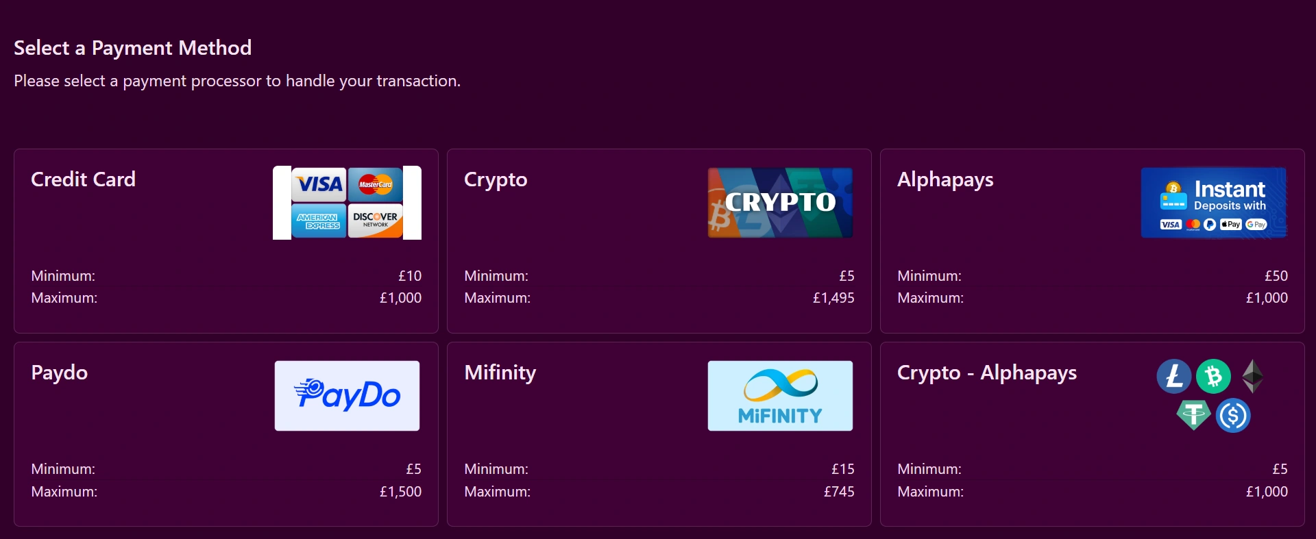 Candyland Casino payments and withdrawals